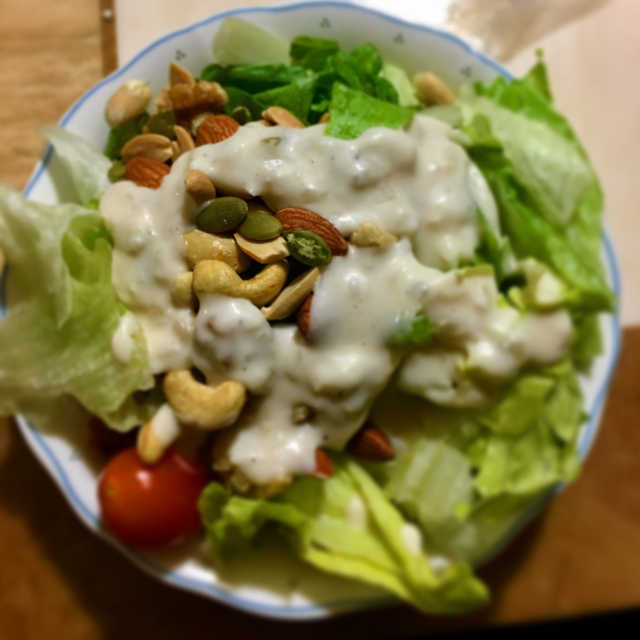 클렌즈샐러드 꽃맛살1팩+견과류1팩 리뷰 사진