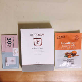 GoodDay Skincare GoodDay 강황 마스크 — 3.5점을 준 리뷰어가 2019년 9월 올린 사용 사진