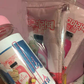 보나쉬슬림 고구마라떼 6pc+보틀 — 2점을 준 리뷰어가 2019년 5월 올린 사용 사진