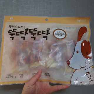 [펫토리아] 뚝딱뚝딱 400g 강아지 간식 베스트5종 — 5점을 준 리뷰어가 2019년 1월 올린 사용 사진