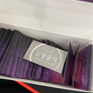 [감량공식] 다이어트 건강기능식품 신규 캠페인 — 5점을 준 리뷰어가 2020년 3월 올린 사용 사진