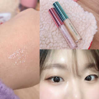 [블랙루즈] 펄블리 아이 글리터 2종 — 4점을 준 리뷰어가 2019년 1월 올린 사용 사진