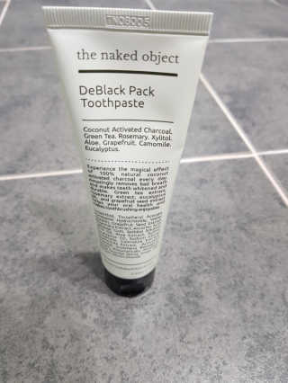 the naked object 디블랙팩치약 디블랙칫솔 세트 — 5점을 준 리뷰어가 2019년 3월 올린 사용 사진