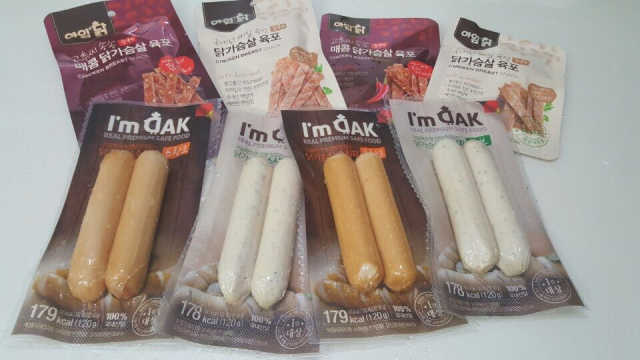 아임닭 프랑크 소시지 & 닭가슴살 육포 리뷰 사진