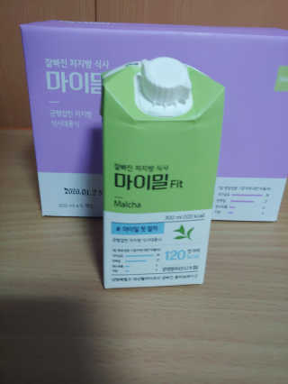 낫띵베럴 잘빠진 저지방 식사 마이밀Fit 말차 6팩 — 3점을 준 리뷰어가 2019년 7월 올린 사용 사진