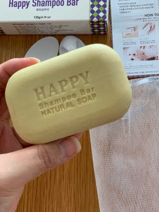 하이내처 해피샴푸바 — 5점을 준 리뷰어가 2019년 8월 올린 사용 사진