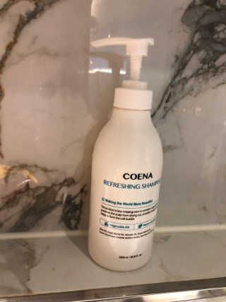 코에나샴푸 500ml — 5점을 준 리뷰어가 2019년 8월 올린 사용 사진