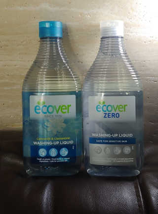에코버 친환경 주방세제 450ml 무향+카모마일향 — 5점을 준 리뷰어가 2018년 12월 올린 사용 사진