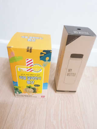 장수농가 리얼깔라만시 원샷 50ml 10팩+보틀 — 5점을 준 리뷰어가 2019년 5월 올린 사용 사진