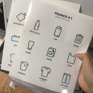 창신리빙 [FRANCO 스탠드 분리수거함 3단] 똑똑한 수납이야기 — 4.67점을 준 리뷰어가 2018년 5월 올린 사용 사진