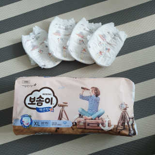 보솜이 액션핏 팬티형 — 5점을 준 리뷰어가 2019년 3월 올린 사용 사진