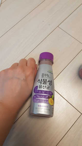 풀무원 식물성유산균 레드앤오메가 + 푸룬앤바이오 — 5점을 준 리뷰어가 2018년 11월 올린 사용 사진