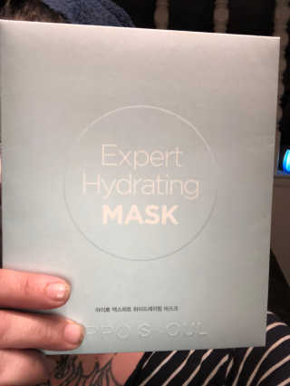 아이뽀 모든 피부 타입을위한 AIPPO Expert Hydrating Mask — 5점을 준 리뷰어가 2018년 2월 올린 사용 사진