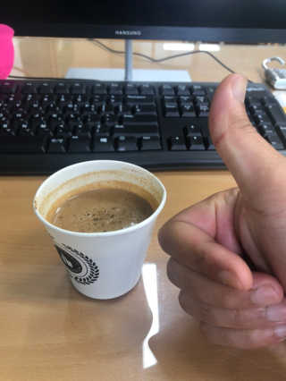 한국맥널티 아이브루 방탄커피 — 5점을 준 리뷰어가 2019년 9월 올린 사용 사진