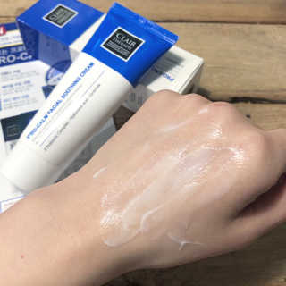 클레어테라피 프로 캄 페이셜 수딩 크림 — 4.5점을 준 리뷰어가 2019년 1월 올린 사용 사진