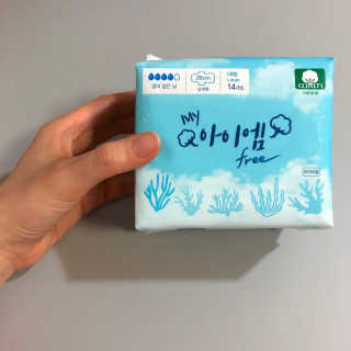 보타메디 마이아이엠 생리대 — 5점을 준 리뷰어가 2019년 2월 올린 사용 사진