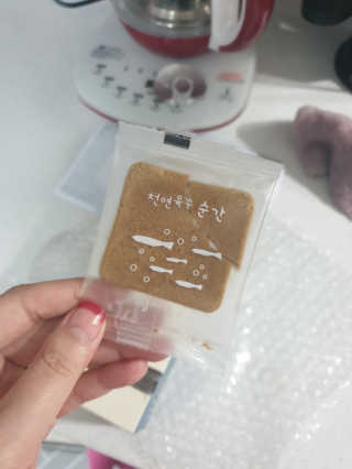 천연육수 순간 — 4.5점을 준 리뷰어가 2020년 2월 올린 사용 사진