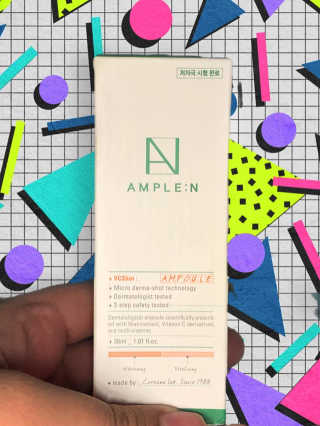 앰플엔 AMPLEN VC SHOT AMPOULE — 5점을 준 리뷰어가 2018년 12월 올린 사용 사진