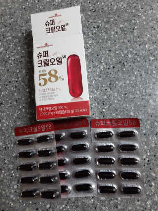 메이준뉴트리 슈퍼 크릴 오일58 1000mg x 30캡슐 — 5점을 준 리뷰어가 2020년 2월 올린 사용 사진