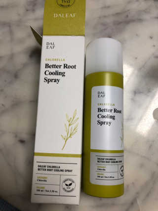 달리프 클로렐라 베러 루트 쿨링 스프레이 100ml — 4.5점을 준 리뷰어가 2019년 7월 올린 사용 사진