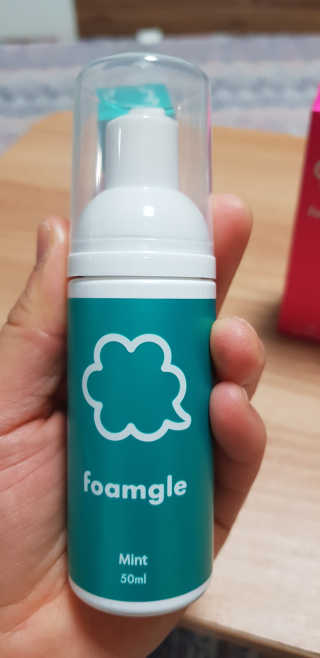 폼글 I foamgle [폼글] 거품가글 50ml 3종 - 민트, 라벤더, 라즈베리 — 5점을 준 리뷰어가 2019년 11월 올린 사용 사진
