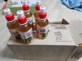 웅진식품 코코몽 어린이 순한결명자 200mL x 24페트 — 5점을 준 리뷰어가 2018년 4월 올린 사용 사진