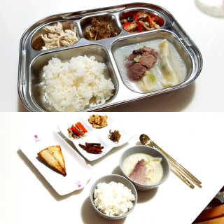 [풀무원] 사골곰탕국밥 황태해장국밥 — 5점을 준 리뷰어가 2018년 6월 올린 사용 사진
