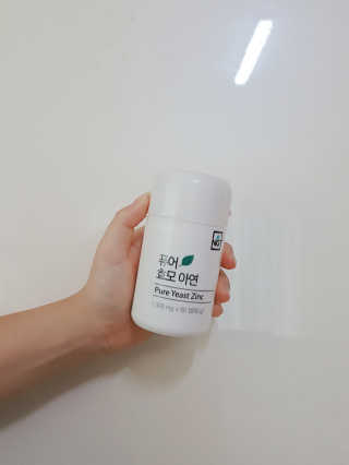 네츄럴굿띵스 퓨어 효모 아연 60일분 — 4.33점을 준 리뷰어가 2018년 8월 올린 사용 사진
