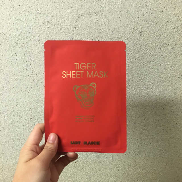 호랑이마스크시트 리뷰 사진
