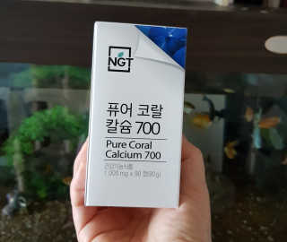 네츄럴굿띵스 퓨어 코랄 칼슘 700 30일분 — 4.83점을 준 리뷰어가 2018년 6월 올린 사용 사진