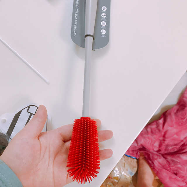 실리콘 이지그립 세척솔 WSK3231 리뷰 사진