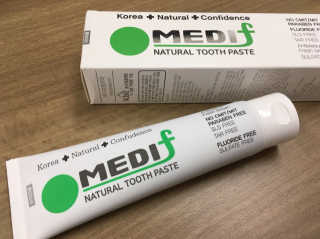 메디프랜천연잇몸치약 메디프랜치약 — 4점을 준 리뷰어가 2018년 5월 올린 사용 사진
