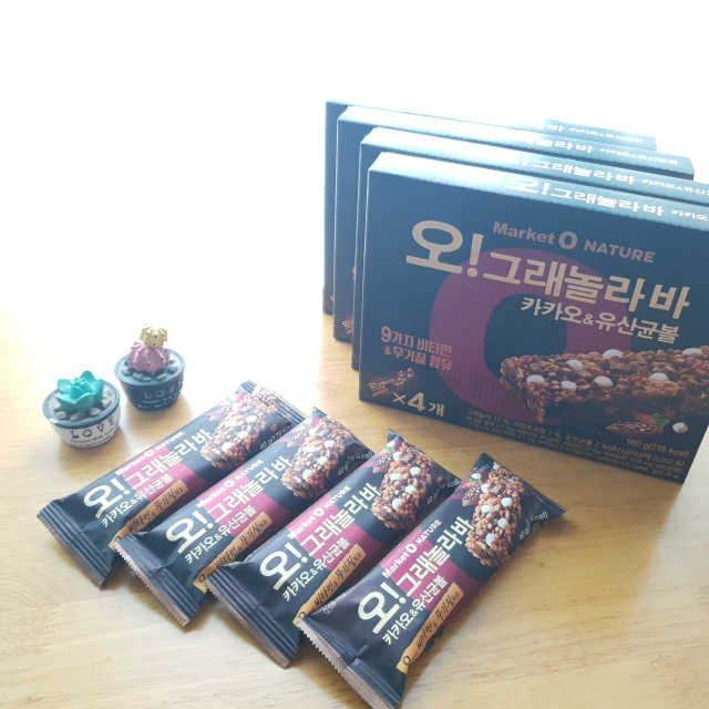 오그래놀라바 카카오앤유산균볼 리뷰 사진