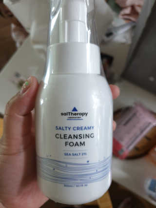 솔테라피 솔티 크리미 클렌징폼 300ml — 4점을 준 리뷰어가 2019년 5월 올린 사용 사진