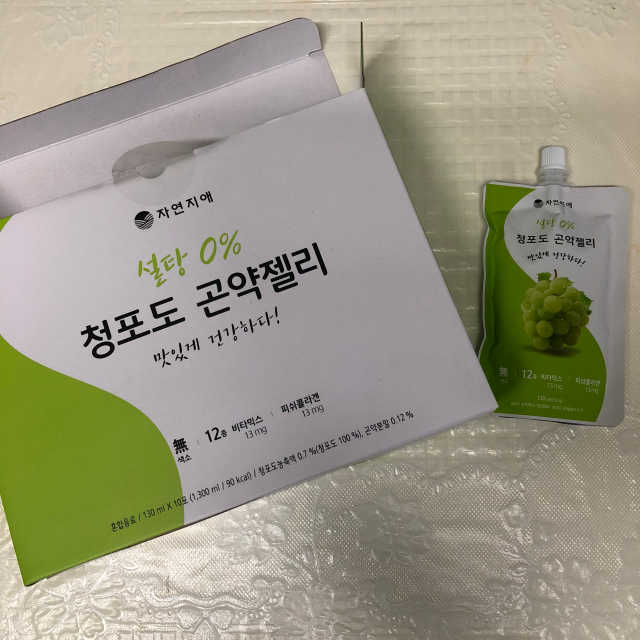 자연지애 곤약젤리 리뷰 사진
