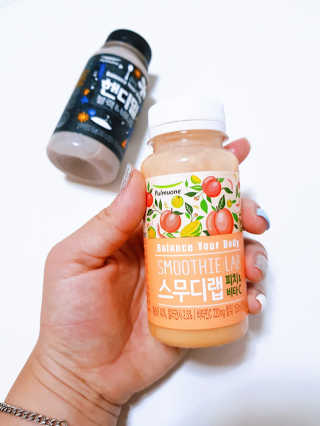 [풀무원] 핸디밀 블랙비타D + 스무디랩 피치비타C — 4점을 준 리뷰어가 2019년 8월 올린 사용 사진
