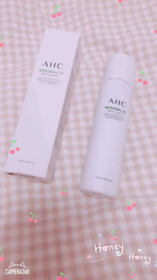 AHC 에이 에이치 씨 미니멀 10 워터리 에센스 — 5점을 준 리뷰어가 2018년 11월 올린 사용 사진