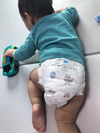 보솜이 액션핏 팬티형 — 5점을 준 리뷰어가 2019년 3월 올린 사용 사진