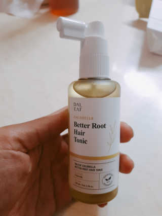 달리프 클로렐라 베러 루트 헤어토닉 100ml — 4점을 준 리뷰어가 2020년 1월 올린 사용 사진