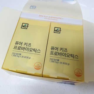 네츄럴굿띵스 퓨어 키즈 프로바이오틱스 60포 — 5점을 준 리뷰어가 2019년 5월 올린 사용 사진