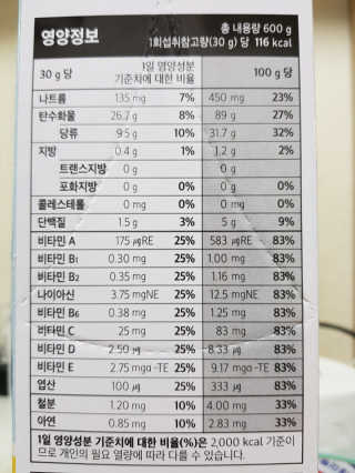 켈로그 콘프로스트,리얼 그래놀라 오리지널 — 5점을 준 리뷰어가 2019년 8월 올린 사용 사진