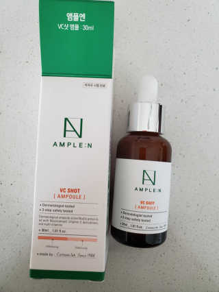 앰플엔 AMPLEN VC SHOT AMPOULE — 5점을 준 리뷰어가 2019년 8월 올린 사용 사진