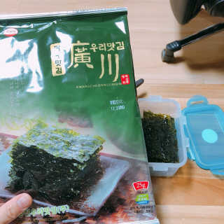 광천우리맛김 파래향 듬뿍, 바삭한 광천우리파래김 6매10봉 — 5점을 준 리뷰어가 2018년 6월 올린 사용 사진