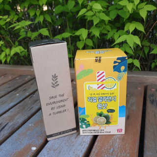 장수농가 리얼깔라만시 원샷 50ml 10팩+보틀 — 5점을 준 리뷰어가 2019년 5월 올린 사용 사진