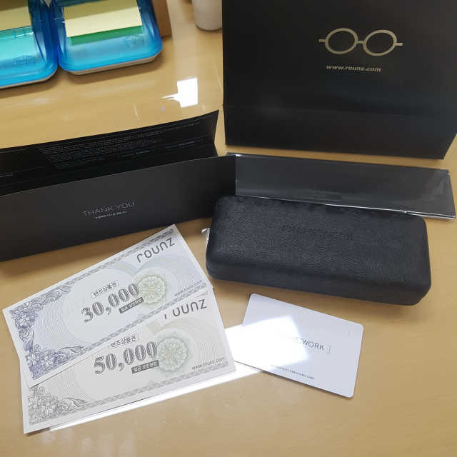 프레임워크 블루라이트 차단 안경 리뷰 사진