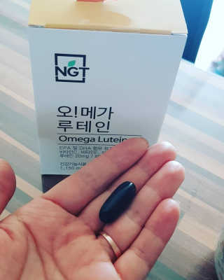 네츄럴굿띵스 오!메가루테인 60일분 — 5점을 준 리뷰어가 2019년 4월 올린 사용 사진
