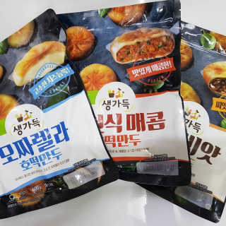 풀무원 생가득 호떡만두 3종세트 — 4.33점을 준 리뷰어가 2018년 11월 올린 사용 사진