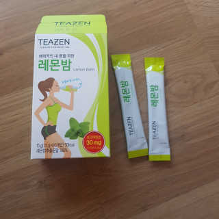 티젠 레몬밤 + 마이보틀 — 5점을 준 리뷰어가 2018년 7월 올린 사용 사진