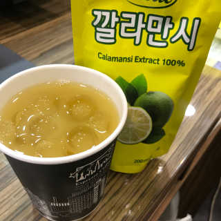 장수농가 리얼깔라만시 — 5점을 준 리뷰어가 2018년 4월 올린 사용 사진