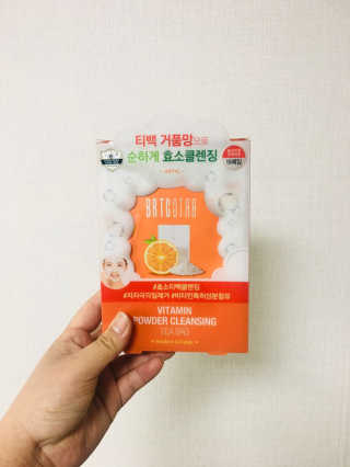 비알티씨 V10 파우더 클렌징 티백 2종 — 2.5점을 준 리뷰어가 2019년 3월 올린 사용 사진